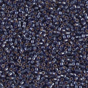 Miyuki Délica 11/0 DB278 C. intérieur bleu F. lustré 8g