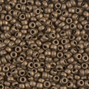 Miyuki Sachet 8g rocailles 8/0 Bronze Métallisé Mat n°2006