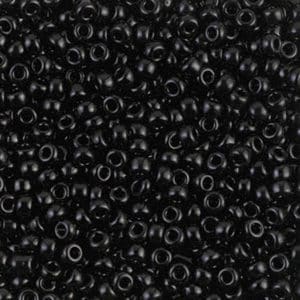 Miyuki Sachet 8g rocailles 8/0 Noir n°401