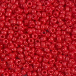 Miyuki Sachet 8g rocailles 8/0 Rouge Opaque n°408