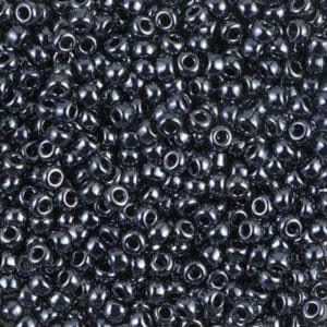 Miyuki Sachet 8g rocailles 8/0 Jet Hematite n°451