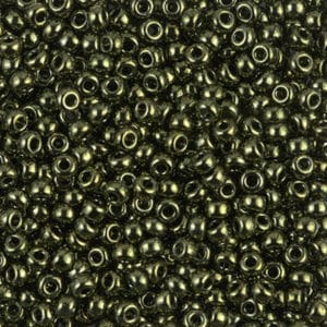 Miyuki Sachet 8g rocailles 8/0 Olive Métallisé N°459