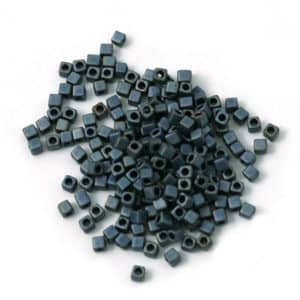 Miyuki cube 1.8mm Gris Argenté Métallique Mat N°2002 10g