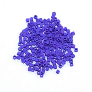 Miyuki cube 1.8mm Bleu Mat Lustré N°414FR 10g
