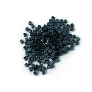 Miyuki cube 1.8mm Jet Hématite N°451 10g