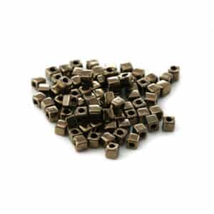 Miyuki cube 1.8mm Bronze Métallisé N°457 10g