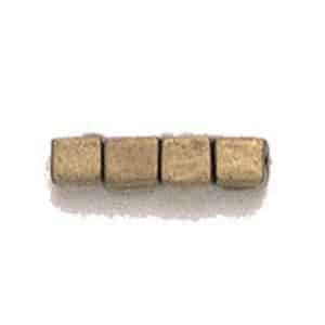 Miyuki cube 4mm Bronze foncé mat N°2006 10g