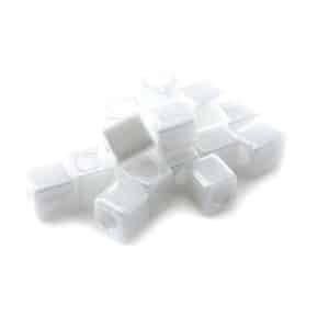 Miyuki cube 4mm Blanc Nacré N°420 10g