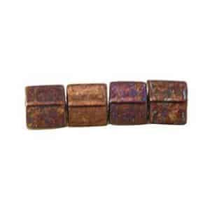 Miyuki cube 4mm Cuivre N°457B 10g