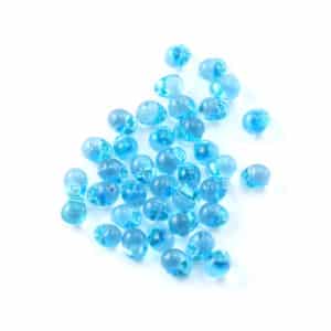 Sachet 8g Gouttes 3.4mm Turquoise transparent N°F-46