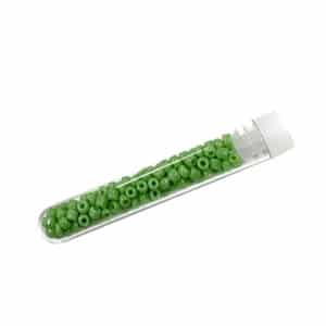 Tube 7grs rocailles ASIE 4/0 Vert clair