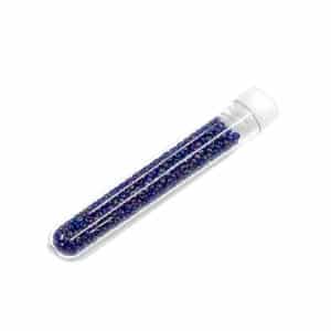 Tube 7grs rocailles ASIE 9/0 Bleu AB