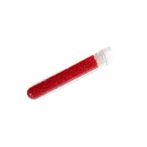Tube 7grs rocailles ASIE 9/0 Rouge Transparent
