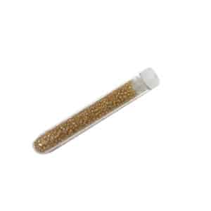 Tube 7grs rocailles ASIE 9/0 Jaune Irisé