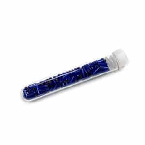 Tube 7grs rocailles ASIE 3" Bleu Clair intérieur argent