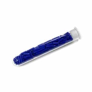 Tube 7grs rocailles ASIE 3" Bleu
