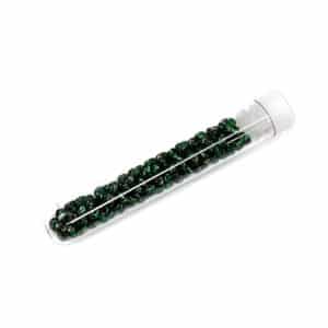 Tube 7grs rocailles ASIE 4/0 Vert Foncé