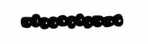 Tube 7grs rocailles ASIE 9/0 Noir