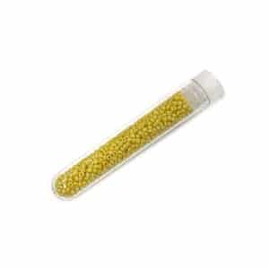 Tube 7grs rocailles ASIE 9/0 Jaune Soleil