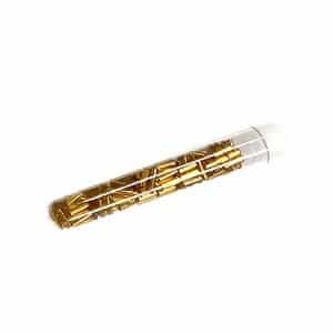 Tube 7grs rocailles EUROPE 3" Doré