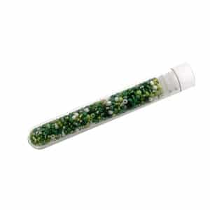 Tube 7grs rocailles EUROPE 9/0 Vert Mix