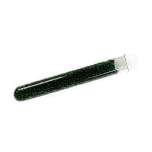 Tube 7grs rocailles EUROPE 9/0 Vert Moyen Transparent