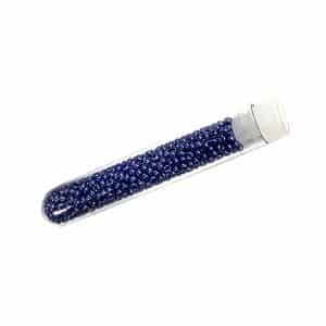 Tube 7grs rocailles EUROPE 9/0 Bleu Moyen Nacré