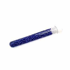 Tube 7grs rocailles EUROPE 9/0 Bleu Moyen Transparent