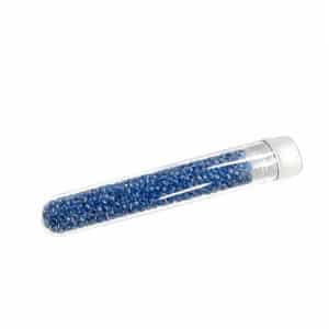 Tube 7grs rocailles EUROPE 9/0 Transparent intérieur bleu clair