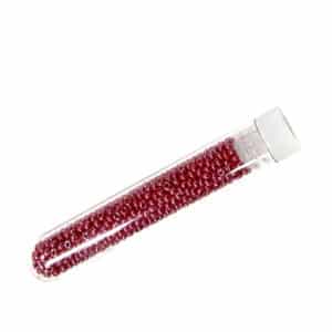 Tube 7grs rocailles EUROPE 9/0 Rouge Foncé Opaque Nacré