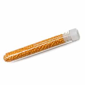 Tube 7grs rocailles EUROPE 9/0 Orange Nacré