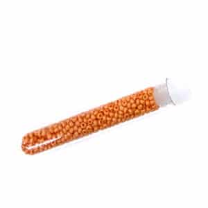 Tube 7grs rocailles EUROPE 9/0 Orange Saumon