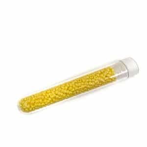 Tube 7grs rocailles EUROPE 9/0 Jaune Moyen Nacré