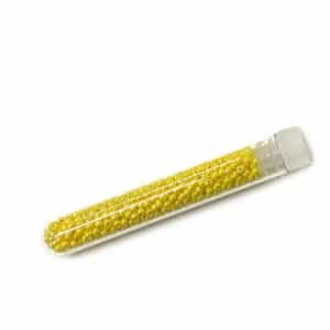 Tube 7grs rocailles EUROPE 9/0 Jaune Nacré