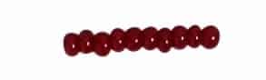 Tube 7grs rocailles EUROPE 9/0 Rouge Foncé Mat