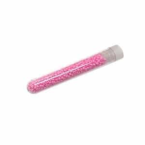 Tube 7grs rocailles EUROPE 9/0 rose Opaque