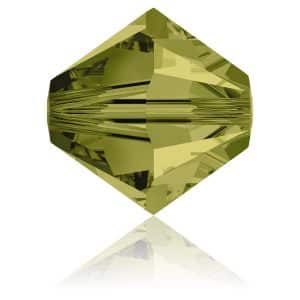 5328 4mm Sach 48 Swarovski toupie Khaki