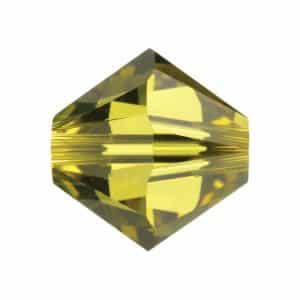 5328 4mm Sach 48 Swarovski toupie Lime