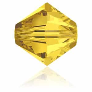 5328 4mm Sach 48 Swarovski toupie Light Topaz