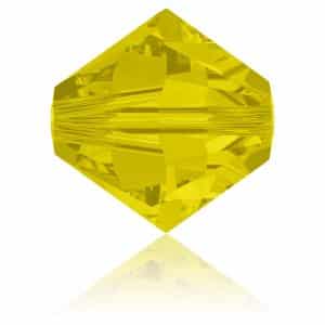 5328 4mm Sach 48 Swarovski toupie Yellow Opal