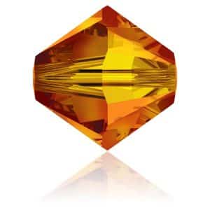 5328 4mm Sach 48 Swarovski toupie FireOpal