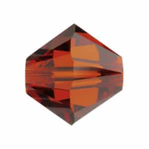 5328 4mm Sach 48 Swarovski toupie Indian Red