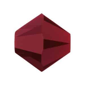 5328 4mm Sach 48 Swarovski toupie Dark Red Coral