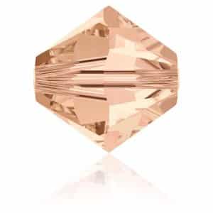 5328 4mm Sach 48 Swarovski toupie Light Peach