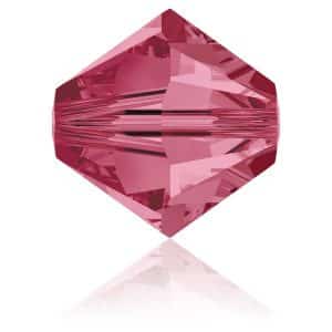 5328 4mm Sach 48 Swarovski toupie Indian Pink