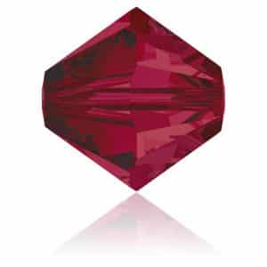 5328 4mm Sach 48 Swarovski toupie Ruby