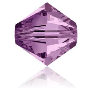 5328 4mm Sach 48 Swarovski toupie Light Amethyst