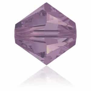 5328 4mm Sach 48 Swarovski toupie Cyclamen Opal
