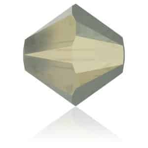 5328 4mm Sach 48 Swarovski toupie Light Grey Opal