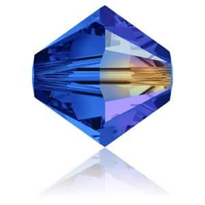 5328 4mm Sach 48 Swarovski toupie Sapphire AB